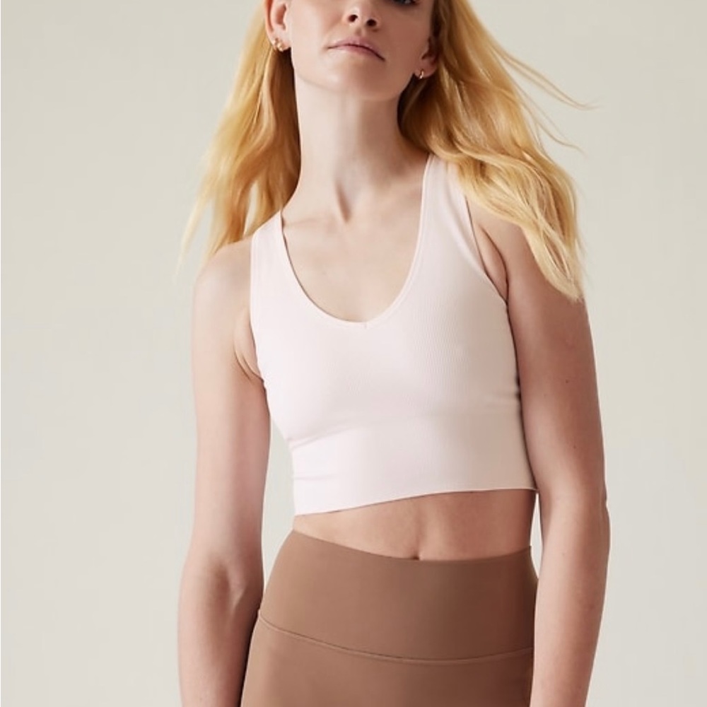 Athleta Aurora Seamless Crop -Hunter Green